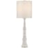 Currey and Company Malayan 40" Tall Buffet Table Lamp Whitewash