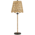 Currey and Company Annabelle 34" Tall Buffet Table Lamp Natural / Mole Black