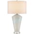 Currey and Company Floating Cloud 30" Tall Buffet Table Lamp Pale Gray / Light Blue / Clear