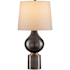 Currey and Company Tamerlane 28" Tall Buffet Table Lamp Black Nickel / Vintage Brass