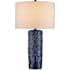 Currey and Company Fairmont 29" Tall Buffet Table Lamp Dark Blue Reactive
