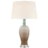 Currey and Company Happy 80s 31" Tall Vase Table Lamp Brown / Light Blue / Clear