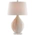 Currey and Company Opal 32" Tall Accent, Vase Table Lamp Amber / Clear
