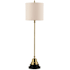 Currey and Company Messenger 26" Tall Brass Table Lamp Vintage Brass / Black