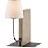 Currey and Company Oldknow 16" Tall Flexible Neck Desk Lamp Polished Concrete / Aged Steel
