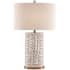 Currey and Company Bellemeade 29" Tall Accent, Buffet Table Lamp Ivory / Antique Brass