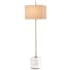 Currey and Company Thompson 40" Tall Buffet Floor Lamp Brass