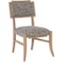 Currey and Company Melanie 21" Wide Ash Accent Chair Blonde Ash Wood / Brass