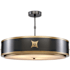 Satin Black / Antique Brass / White