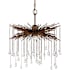 Currey and Company Fen Single Light 20-1/2" Wide Chandelier Cupertino