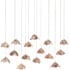 Painted Silver / Silver Leaf / Natural Shell