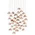 Painted Silver / Silver Leaf / Natural Shell