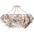 Currey and Company Seahouse Chandelier Smokewood / Natural Shell