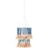 Currey and Company St. Barts 13" Wide Pendant Blue