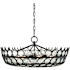 Currey and Company Augustus 6 Light 26" Wide Chandelier Satin Black / Clear