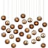 Currey and Company Pathos 30 Light 54" Wide Linear Pendant Antique Silver / Antique Gold / Matte Charcoal