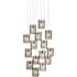 Currey and Company Regatta 15 Light 23" Wide Multi Light Pendant Cupertino / Silver