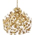 Currey and Company 23" Wide Chandelier Contemporary Gold Leaf / Gold