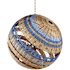 Currey and Company 5 Light 48" Wide Globe Chandelier Khaki / Natural / Cornflower / Blue Bonnet