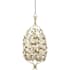 Currey and Company Maidenhair 5 Light 19" Wide Chandelier Antique Pearl