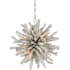 Currey and Company Kuka 6 Light 25" Wide Wood Pendant Whitewashed Driftwood