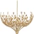 Currey and Company Maypan 4 Light 24" Wide Chandelier Coco Cream / Natural