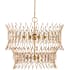 Currey and Company Marquise 9 Light 30" Wide Wrought Iron Chandelier Clear / Luxor Gold