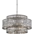 Currey and Company Fantine 8 Light Drum Pendant Pyrite Bronze