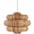 Currey and Company Antibes 9 Light 3 Tier Chandelier Khaki / Natural