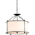 Currey and Company Cachet 4 Light Convertible Pendant / Flush Mount Ceiling Fixture Mayfair