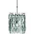 Currey and Company 14" Wide Wrought Iron Pendant Satin Black