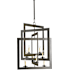 Currey and Company Middleton 8 Light Single Tier Chandelier Bronze Gold