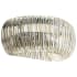 Cyan Design Beaming Around 15" Wide Tubular Abstract Wall Sconce Chrome