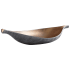 Cyan Design Osiris 18-1/2" Wide Ceramic Tray Charcoal / Bronze