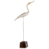 Cyan Design Shorebird Aluminum Bird Statue Nickel