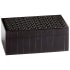 Cyan Design Magnolia 3-1/4" x 8" Resin and Wood Decorative Container Black