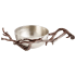 Cyan Design Bough 20-1/2" x 11" Aluminum Decorative Bowl Nickel