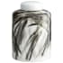 Cyan Design Pollock 8-1/4" Diameter Ceramic Decorative Canister Black / White