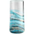 Cyan Design Rogue 7-1/2" Diameter Glass Vase Blue
