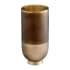 Cyan Design Small Pemberton 12-1/2" Tall Aluminum and Glass Vase Black Onyx and Champagne