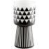 Cyan Design Vector 12-1/4" Tall Glass Vase Black / White