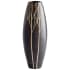 Cyan Design Onyx Winter 26 Inch Tall Wood Vase Black