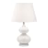 Dainolite 19" Tall Vase Table Lamp White / Gold
