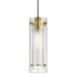 Dainolite Pasha 5" Wide Mini Pendant Aged Brass