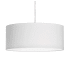 Dainolite 3 Light 22" Wide Single Tier Drum Chandelier Satin Chrome