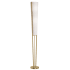 Dainolite Emotions 2 Light 61" Tall Column Floor Lamp Aged Brass