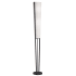 Dainolite Emotions 2 Light 61" Tall Column Floor Lamp Matte Black