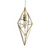 Dainolite 5" Wide Taper Candle Mini Pendant Aged Brass