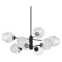 Dainolite Abii 8 Light 26" Wide Chandelier Matte Black