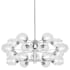 Dainolite Abii 18 Light 33" Wide Sputnik Chandelier Polished Chrome